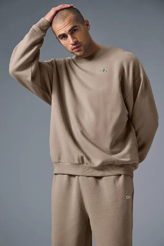 Accolade Crew Neck Pullover - Gravel