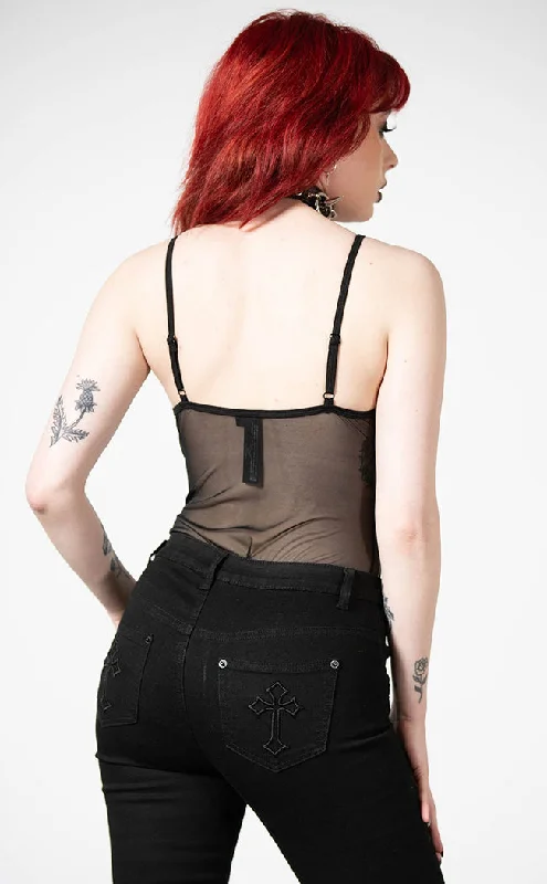 Violenta Lace-Up Bodysuit