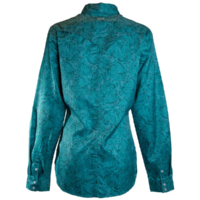 Youth ""Sol Competition"" Girls Teal Floral Long Sleeve