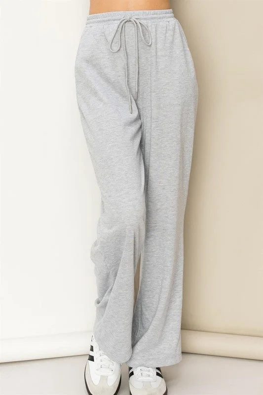 Drawstring Straight Jogger Pants